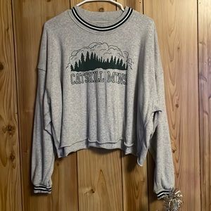 American Eagle Cropped sweatshirt.
